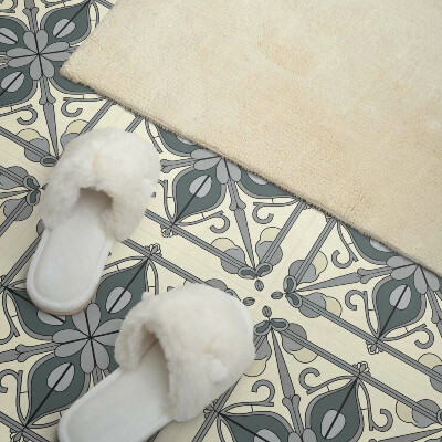 Pvc wall panels Ornamental flower pattern
