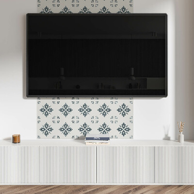 Pvc wall panels Flowers in the form of a cross