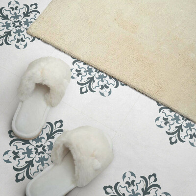 Vinyl tiles Symmetrical flower pattern