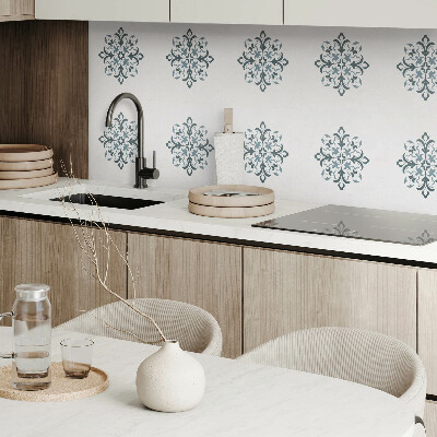 Vinyl tiles Symmetrical flower pattern