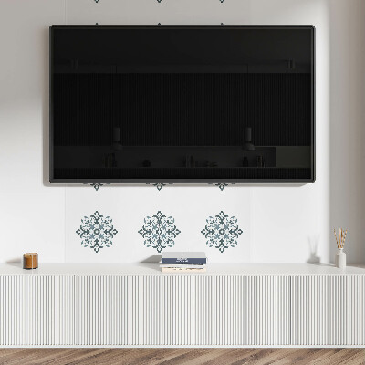Vinyl tiles Symmetrical flower pattern