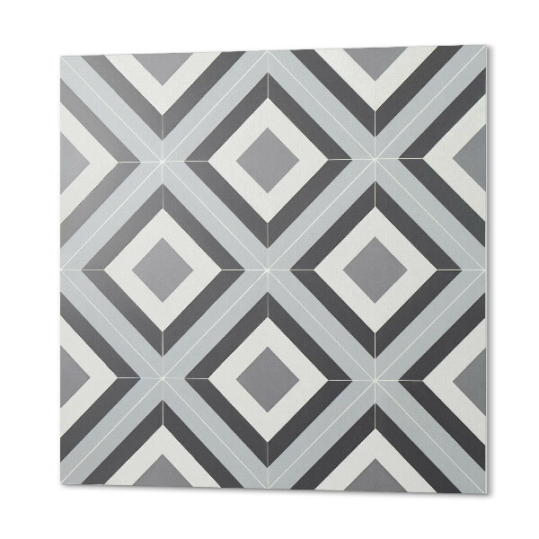 Self adhesive vinyl floor tiles Geometric style rhombus pattern