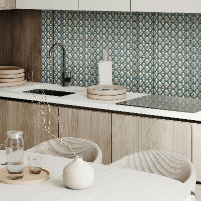 Vinyl tiles Geometric checkered pattern