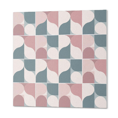 Self adhesive vinyl floor tiles Abstract geometric shapes