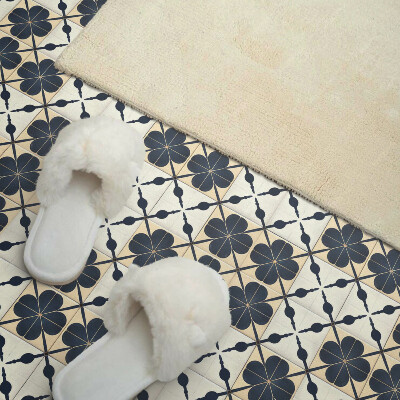 Pvc wall panels Flowers on a subdued background