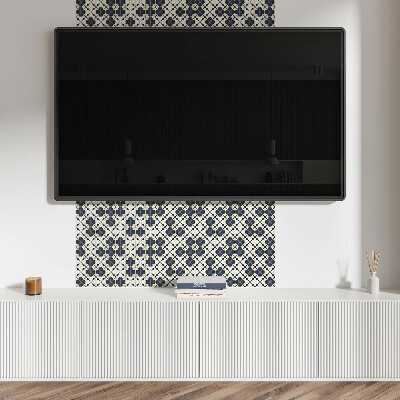 Pvc wall panels Flowers on a subdued background