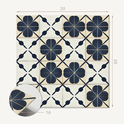 Pvc wall panels Flowers on a subdued background