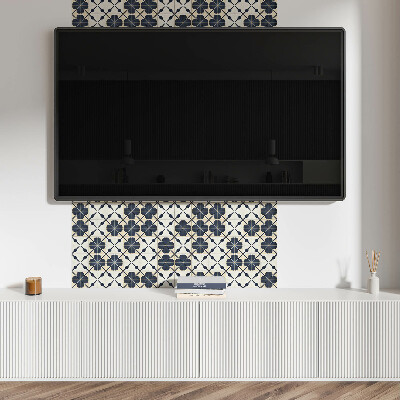 Pvc wall panels Flowers on a subdued background