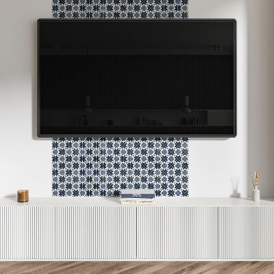 Vinyl tiles Floral design on tiles