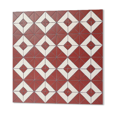 Self adhesive vinyl floor tiles Abstract forms in geometry