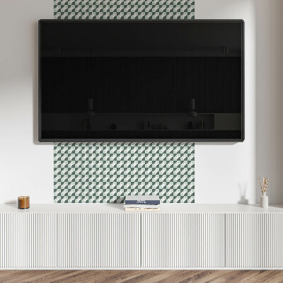 Pvc wall panels Geometric shapes of circles and squares