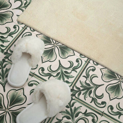 Vinyl tiles Leaves with hearts in harmony