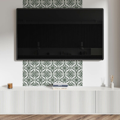 Pvc wall panels Tiled plant motif