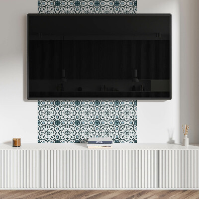 Pvc wall panels Mandala motif with floral accents