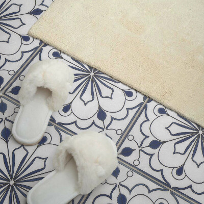 Vinyl tiles Ceramic pattern with flowers