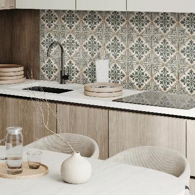 Vinyl tiles Square plant pattern