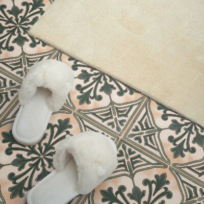 Vinyl tiles Square plant pattern