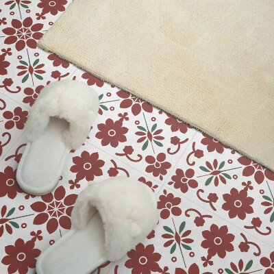 Vinyl tiles Plant pattern with leaves