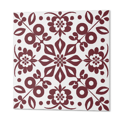 Pvc wall panels A pattern of flowers accompanied by leaves
