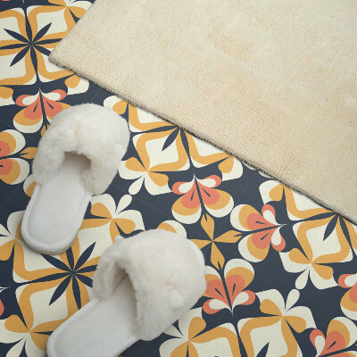 Vinyl tiles Geometry in a floral style