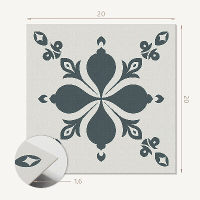 Pvc wall panels Ornamental leaf pattern