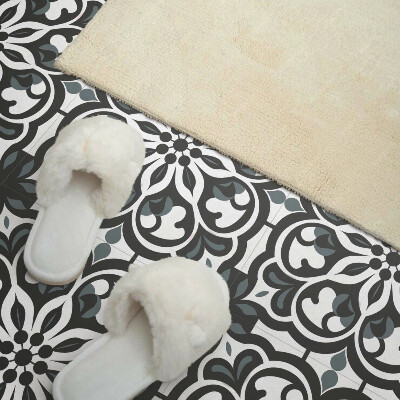 Vinyl tiles Floral-style ornaments