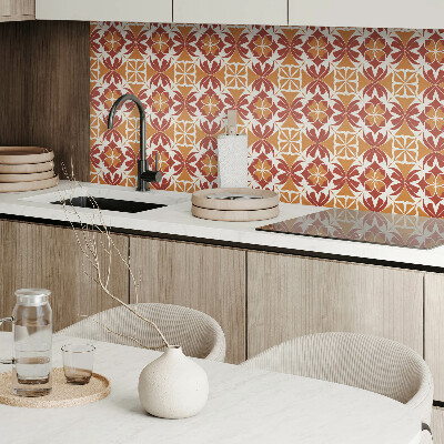Self adhesive vinyl floor tiles Symmetrical plant compositions