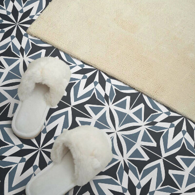 Self adhesive vinyl floor tiles Geometry in harmonious forms