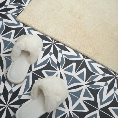 Self adhesive vinyl floor tiles Geometry in harmonious forms