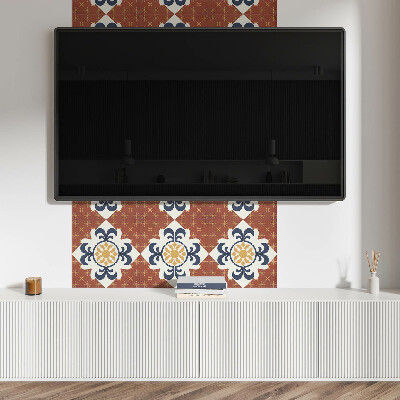 Vinyl tiles A floral motif with subtle shapes