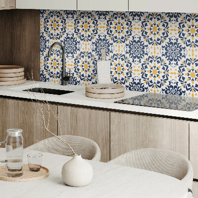 Pvc wall panels Mandala with a flower motif
