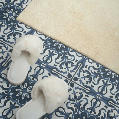 Pvc wall panels Ornamental flowers in an artistic style