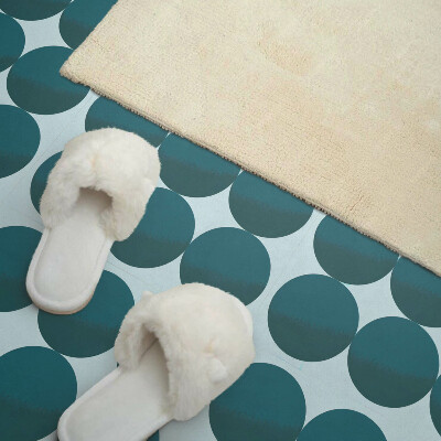 Vinyl tiles Circular patterns in a geometric grid