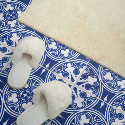 Self adhesive vinyl floor tiles Geometric Shapes in Artistic Form