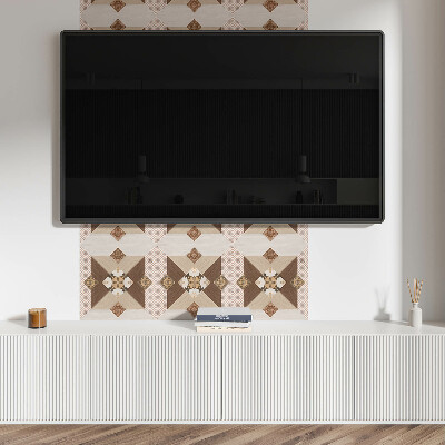 Pvc wall panels Ornamental mosaic in a distinctive style