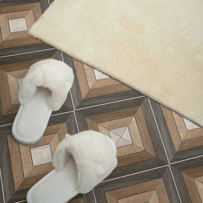 Self adhesive vinyl floor tiles Rhombuses in geometric form