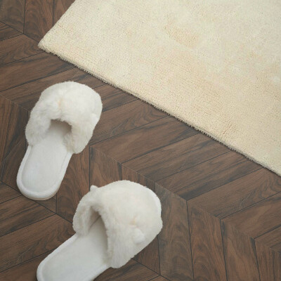 Vinyl tiles Herringbone board motif