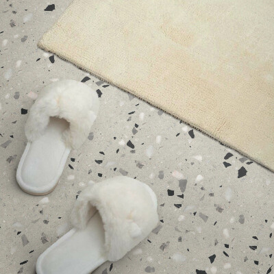 Vinyl tiles Delicate Fragments in an Artistic Pattern