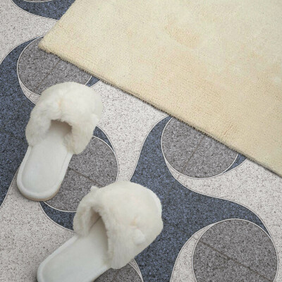 Vinyl tiles Modern mosaic motif