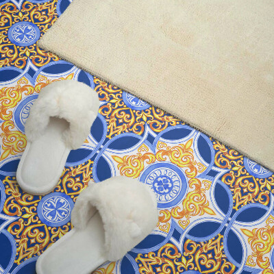 Vinyl tiles Floral motif in design