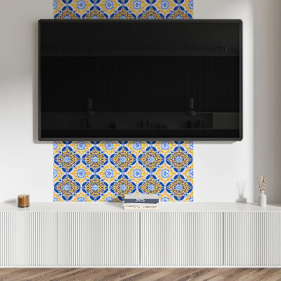 Vinyl tiles Floral motif in design