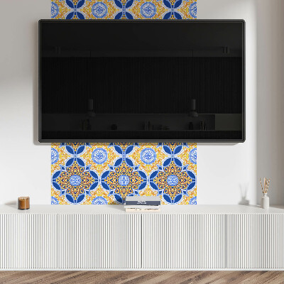 Vinyl tiles Floral motif in design