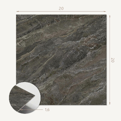 Vinyl tiles A pattern inspired by the nature of stones