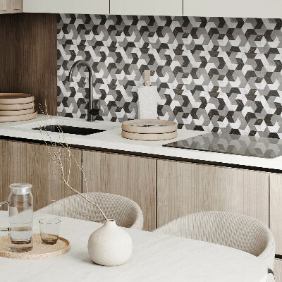 Self adhesive vinyl floor tiles Abstract shapes in a geometric style