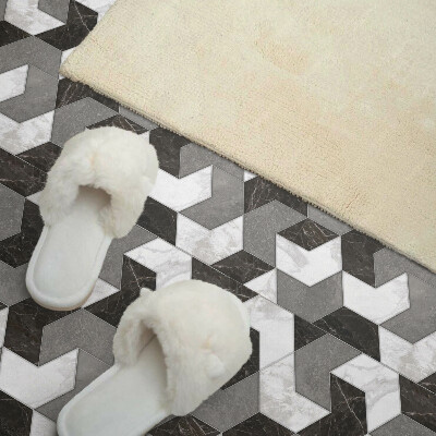 Self adhesive vinyl floor tiles Abstract shapes in a geometric style