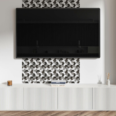 Self adhesive vinyl floor tiles Abstract shapes in a geometric style