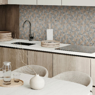 Self adhesive vinyl floor tiles Triangular Shapes Pattern