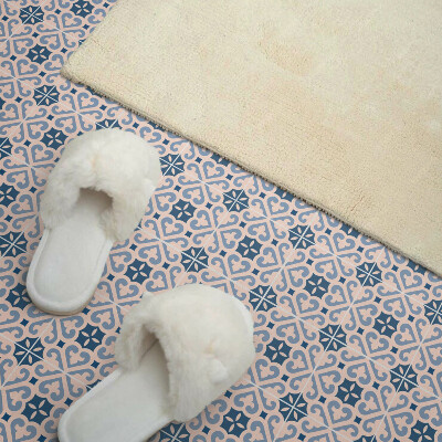 Pvc wall panels Pattern with decorations on tiles