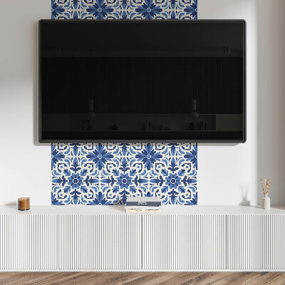 Pvc wall panels A plant pattern with leafy accents