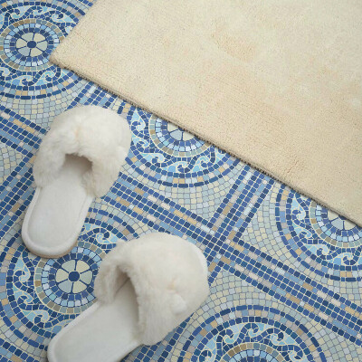 Vinyl tiles Sky-inspired mosaic pattern